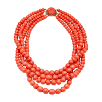 coral necklace