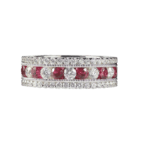 ruby and diamond ring